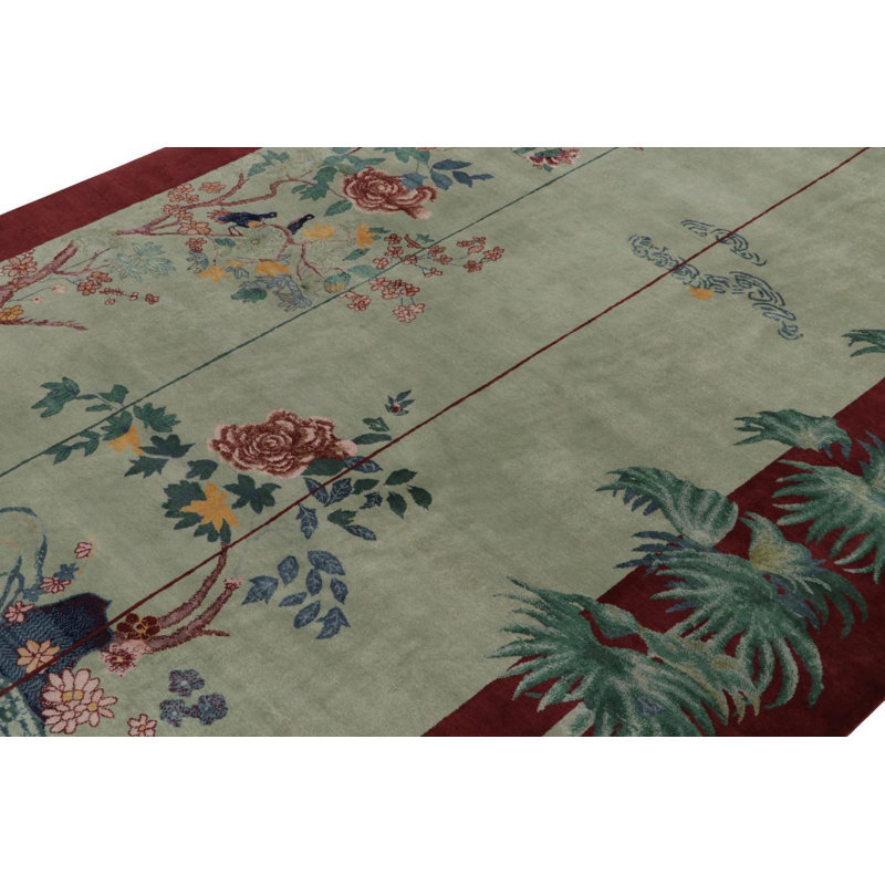 One-of-a-Kind 9'11" X 14'5" Hand Knotted Area Rug