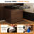 19.6''W 4-Drawer Contemporary Wood Nightstand With RFID Card Lock And Hidden Secret Lock-136592941