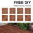 Acacia wood interlocking deck tiles (12 "x12" 30-piece set)–Snap-on type with drainage base, suitable for terraces, balconies and swimming pools.
