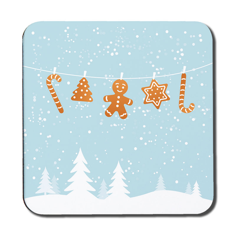 Square 6 Piece Coaster Set