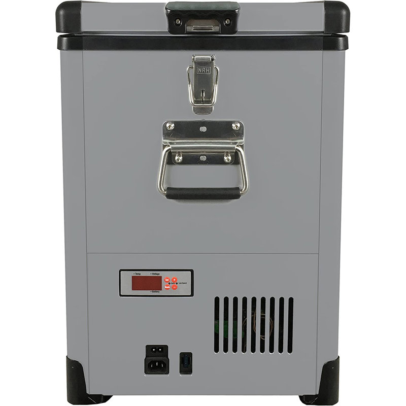 Gray Electric Portable Convertible Refrigerator Freezer