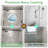 43"-48" W x 76" H Single Sliding Frameless Shower Door in Matte Black with 1/4" (6mm) Clear Tempered Glass, Aluminum Frame