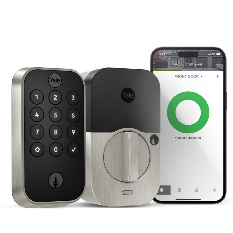 Yale Assure Lock 2 Keypad With Wi-Fi, Satin Nickel