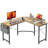 Leondre L-Shaped Metal Base Computer Desk-1451545385