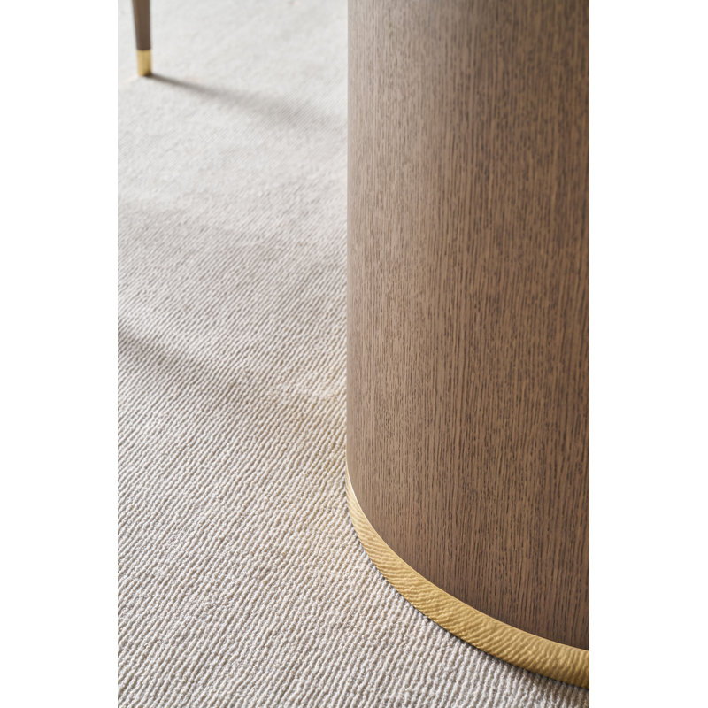 Judith Leiber Couture Round Dining Table, Mink