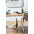 Coffee Table, Natural Wood And White, Distressed Finish Look Square 33X33x19": White For Any Effect Of Design
