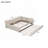 Modern Full Size Daybed with Trundle, Space-Saving  Sofa Bed Frame for Guest Room & Kids, No Box Spring Needed-506713173