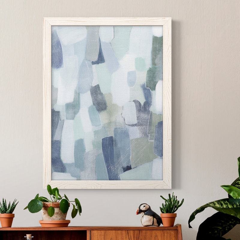 Toile encadrée de qualité supérieure Dusky Gale II - prête à être suspendue, Cadre blanc, H 20 po x l 24 po x P 1 po