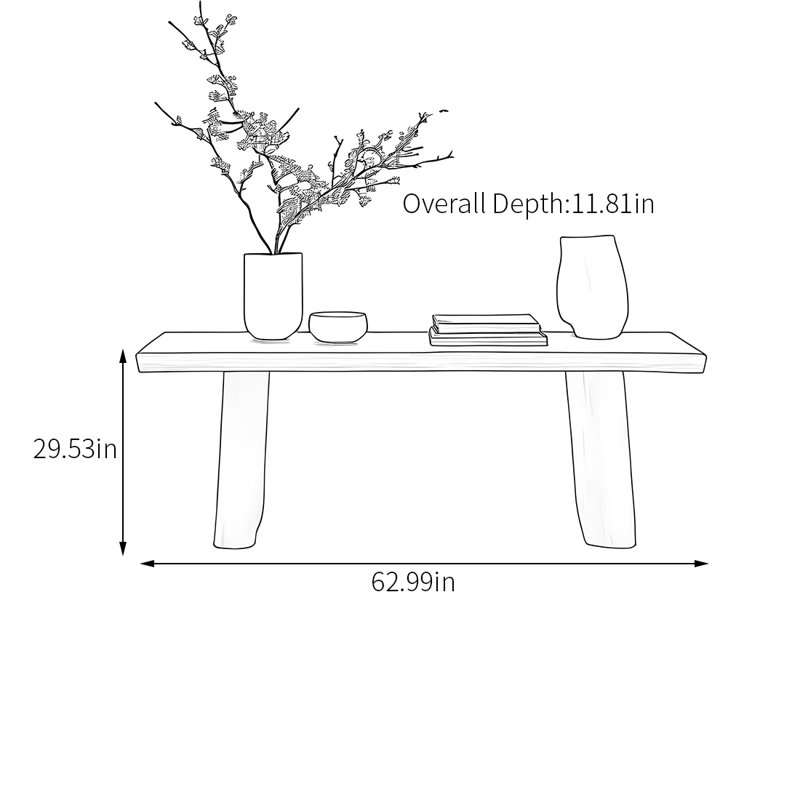 Izaria, 29.53" H x 62.99" W x 11.81" D
