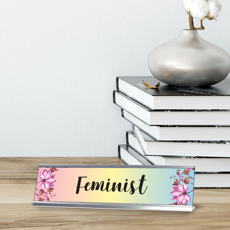 Feminist Nameplate