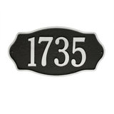 Hampshire 1-Line Wall Address Plaque
