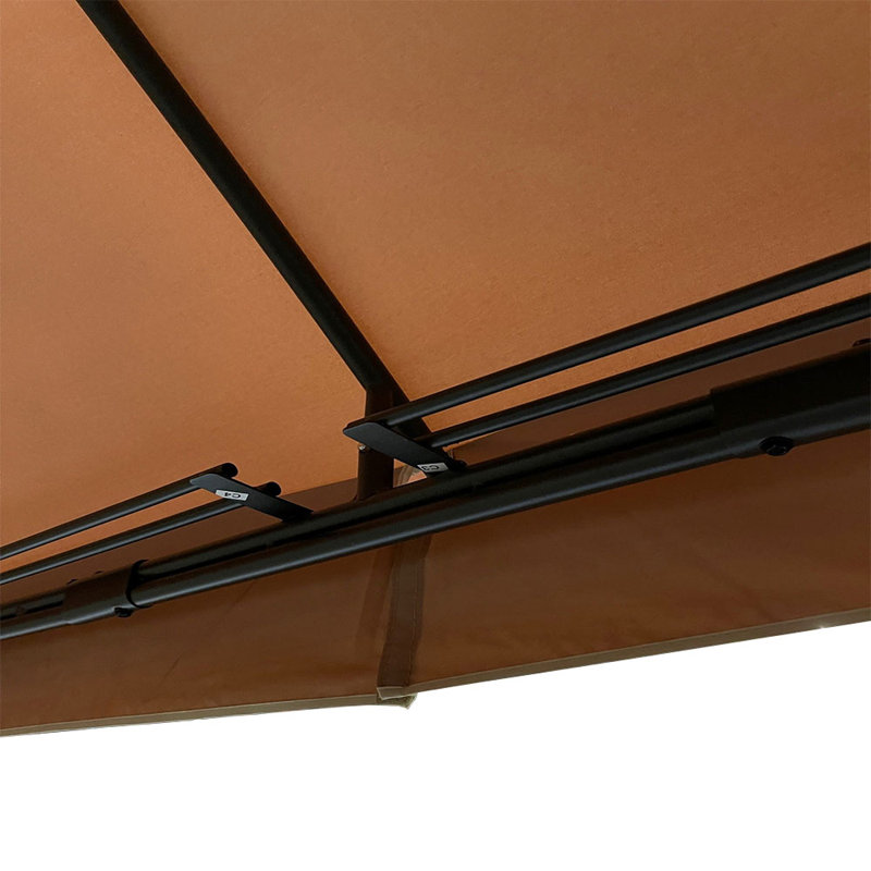 Garden Winds Gray Polyester Replacement Canopy for Gazebo