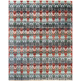 Overdyed One-of-a-Kind 8' 0" X 9' 10" Hand Knotted Area Rug