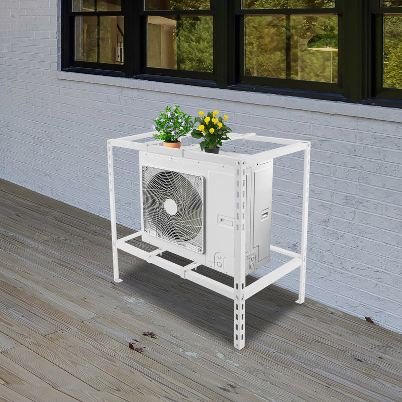 Support de support de climatiseur Support de support pour unité de climatiseur, White