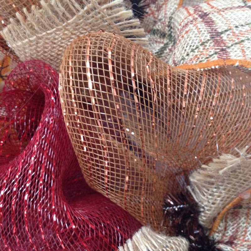Couronne de feuilles d'automne