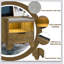 Table de chevet Garcia brun clair Aspen avec DEL et USB