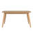 Fairfield Mid-Century Modern Tapered Dining Set, Chenille Fabric, 59" Dining Table And 4 Chairs-1487477754-1487477759