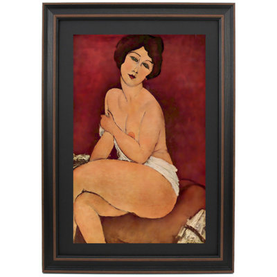 Large Seated Nude By Amedeo Modigliani