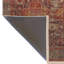 Tapis décoratif rouge à motif géométrique multicolore-132890603