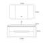 Armoire de salle de bain luxueuse gris clair