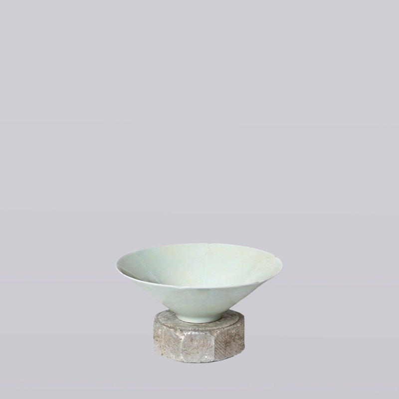 Bol conique moyen en porcelaine Celadon