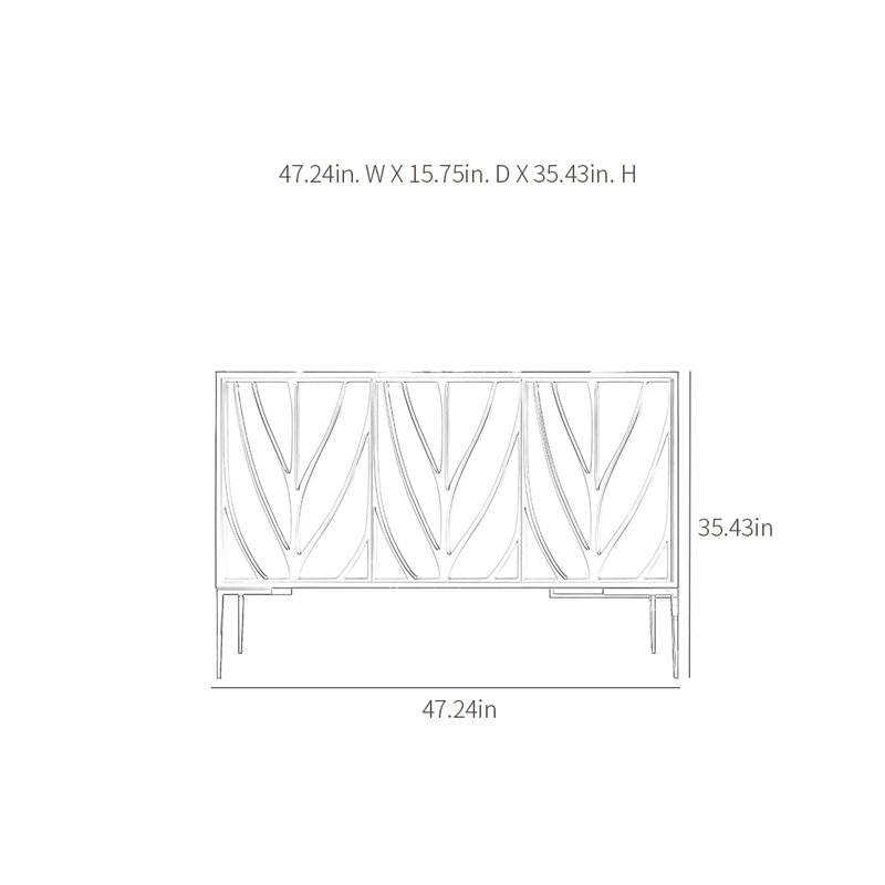 Buffet Modern Light Luxury