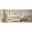 Upholstered Canopy Platform Bed with LED Lights,Twin Trundle Bed,3 Storage Drawes, Headboard-131647450
