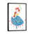 Black Floater Framed selected