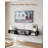Floating TV Stand With Built-In Power Outlet, Wall Mounted Media Console With Charging Station And Cable Management For Living Room Entertainment Center