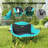 Green Padded Double Camping Chair – Armrests/cup Holders/carry Bag, Weather-resistant For Outdoor/camping/patio Adventures