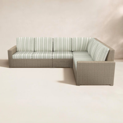 Henri 116" Sunbrella® Patio Sectional Set