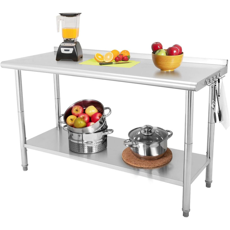 60"x24"x35" Stainless Steel Prep Work Table