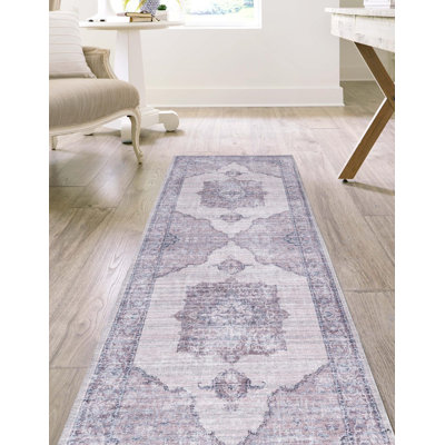 Hazley Chenille Oriental Indoor Rug