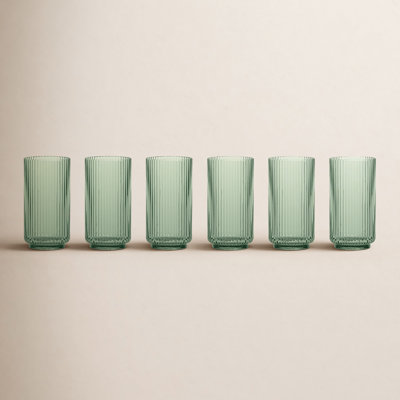 Laya Ribbed Drinking Glass