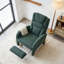 Chaise berçante avec repose-pieds réglable-523954670