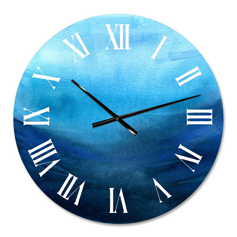 Underwater Aquatic Compostion - Nautical & Coastal wall clock, Small