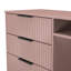 Fluted 3 Drawer TV Unit-1593494488