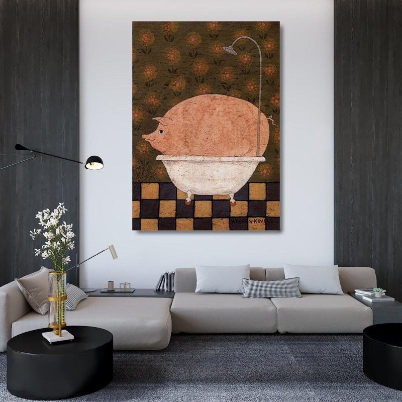 Hog Wash, 48" H x 34" W