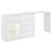 44"-85" Extendable Sofa Bar Table Cabinet Behind Couch Pub Table with LED