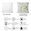 Carré, bouquet rétro avec chrysanthèmes II - coussin décoratif traditionnel-60158968