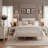 Beckett Solid Wood Low-Profile Bed Frame with Spindle Design-53309535-20238597