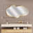 39.6'' x 23.6'' Gold Asymmetrical Wall Mirror-the choice for bedroom dining room and hallway-1112274443-1112274447