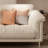 Beige Polyester 3 - Piece Living Room Set