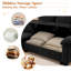 Canapé rembourré avec repose-pieds-713596434