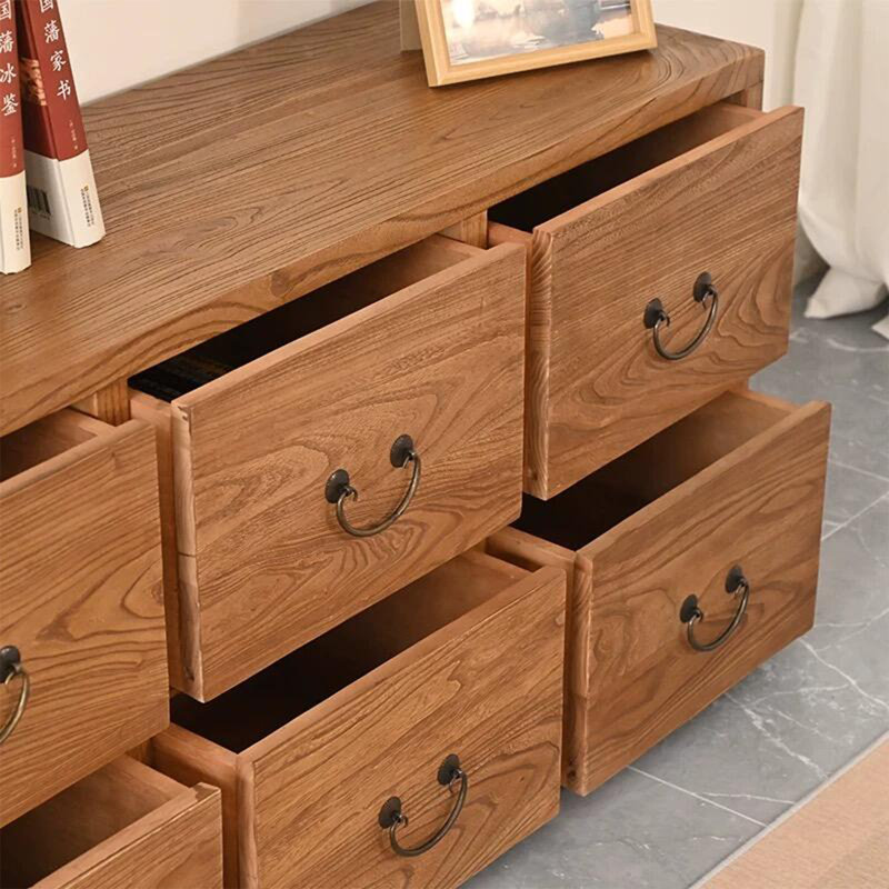 Buffet en bois massif rétro orme
