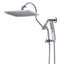 Pomme de douche double entièrement en métal avec mode massage équipé-98236854-124595116