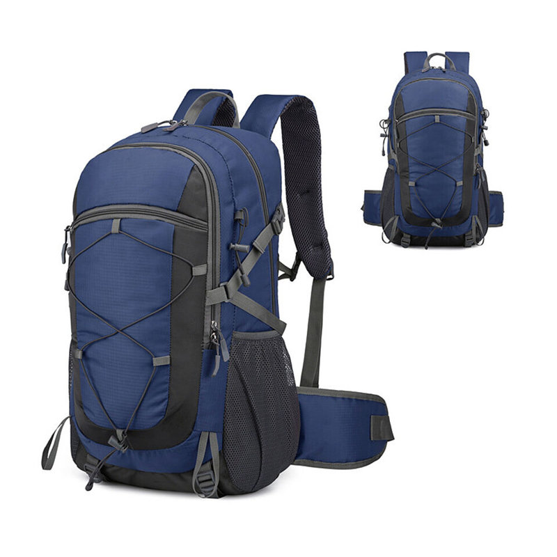 Sac à dos de pique-nique en nylon, Bleu foncé