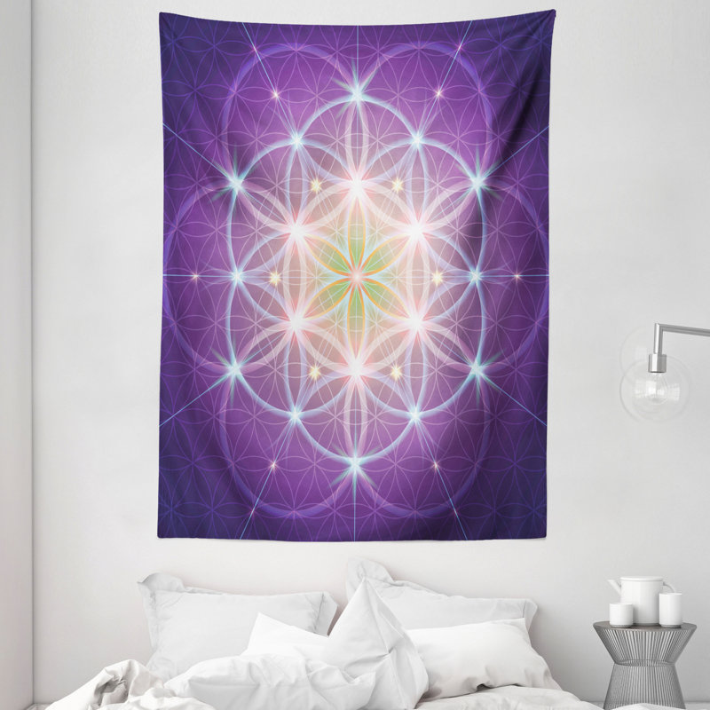 Tapisserie bohémienne en polyester, H 80 po x l 60 po