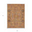 Tapis oriental lavable beige 9 'X 12'