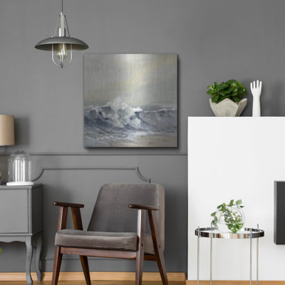 «Splashing Wave» par Silvia Vassileva, art mural en métal